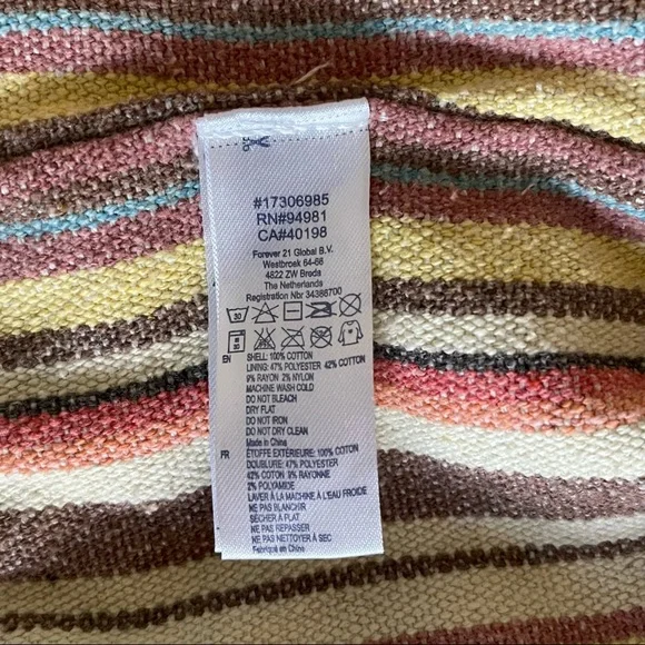 I LOVE H81 LOS ANGELES lined denim jacket, size M - Picture 9 of 9